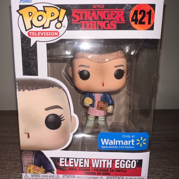 Funko Pop Stranger Things Eleven with Eggo Figure - Picture 1 of 5
